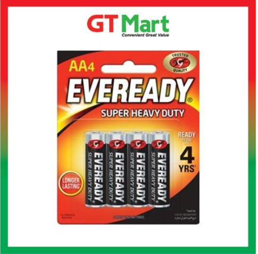 Picture of Eveready Super Heavy Duty Battery  AA 4 Pcs