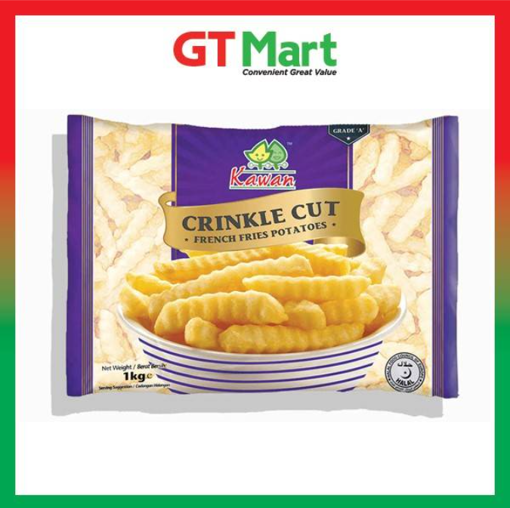 Picture of KAWAN CRINKLE CUT FRENCH FRIES 1KG