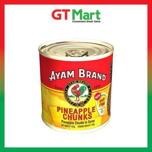 Picture of AYAM BRAND PINEAPPLE CHUNKS SYRUP 425G 