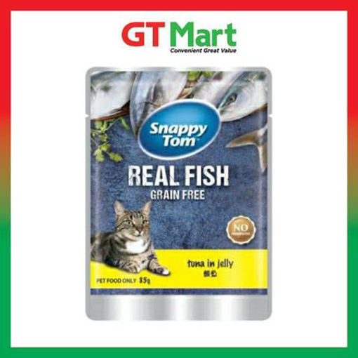 Picture of Snappy Tom Pouch Cat Food Tuna Jelly