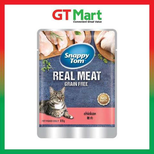 Picture of Snappy Tom Pouch Cat Food Chicken 85g