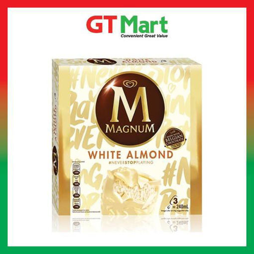 Picture of Walls Magnum White Almond Multipack 3 x 80ml