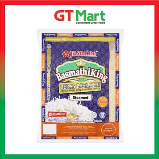 Picture of JASMINE BASMATHI KING BERAS SPECIAL SUPER LONG AROMATIC VARIETY RICE 5KG