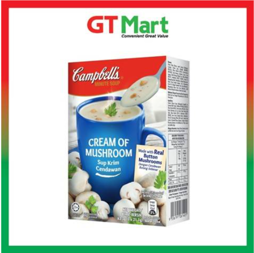 Picture of Campbell's Instant Soup Cream of Mushroom 3 x 21.1g