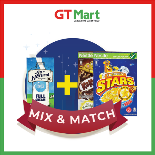 Picture of MIX & MATCH 1 -SO NATURAL + NBC HONEY STAR OR  NBC KOKO KRUNCH   - RM16.99