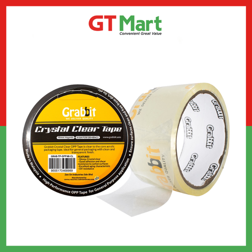 Picture of GRABBIT CIC CRYSTAL OPP TAPE 48MMX40YDS
