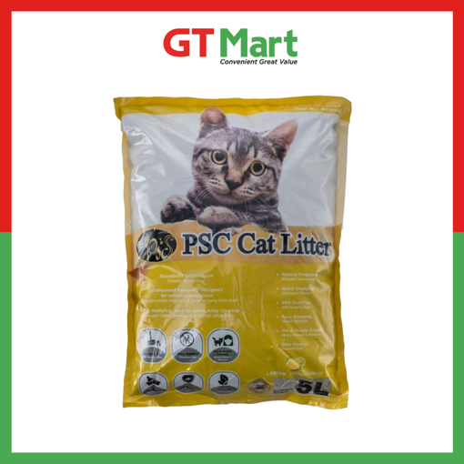 Picture of PSC CAT LITTER LEMON 5L