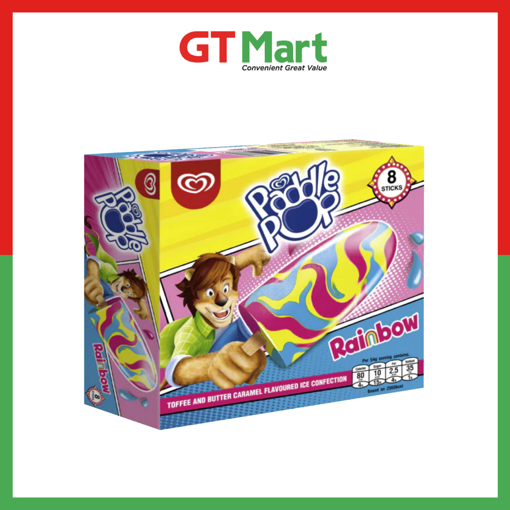 Picture of WALLS PADDLE POP RAINBOW MULTIPACK 8X60ML